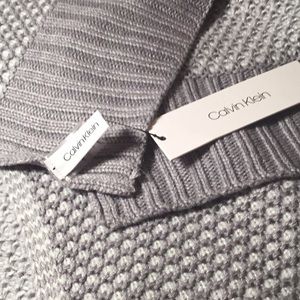 CALVIN KLEIN.Very Soft knit scarf.. 73”x12 1/2”..NEW …very nice scarf